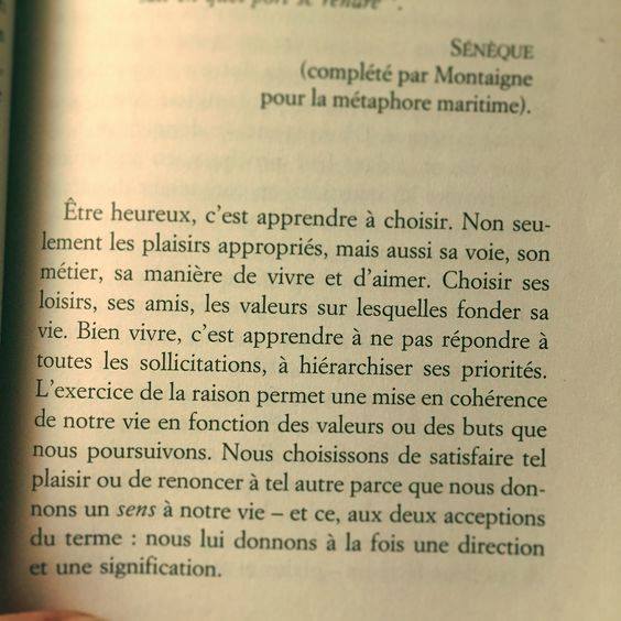 Etre heureux selon Sénèque
